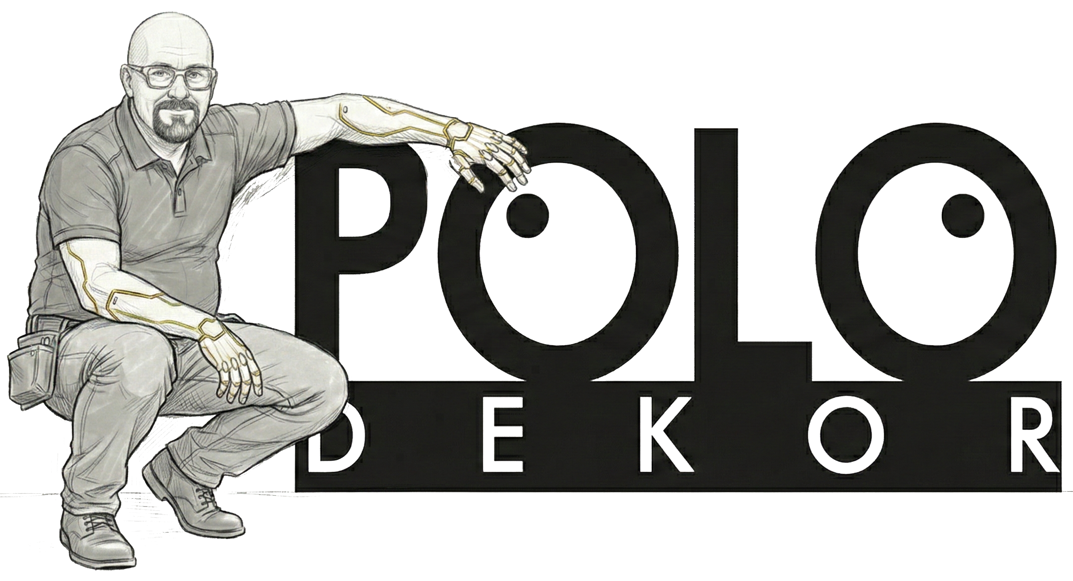 Cyborg-Robi az AI-vezérlőpultnál